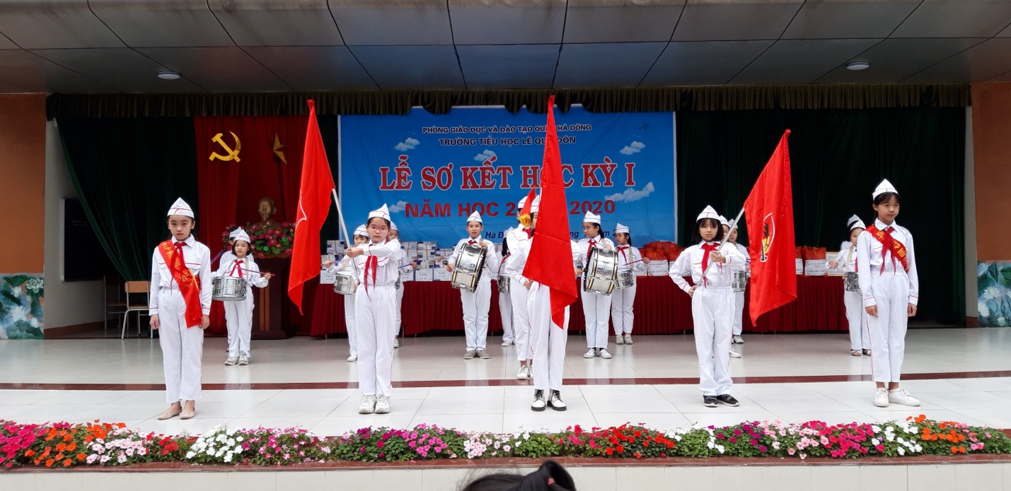 Trường Tiểu học Lê Quý Đôn tổ chức Lễ Sơ kết học kì I – Năm học 2019 - 2020