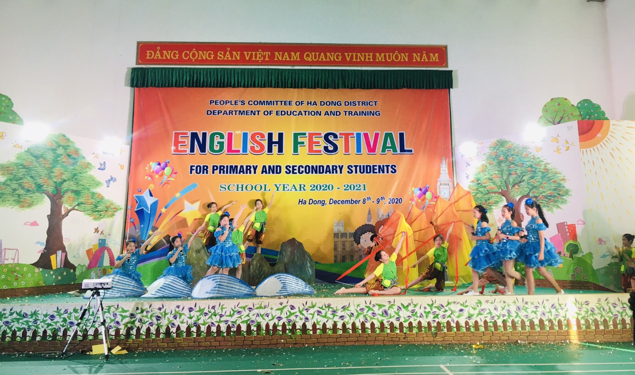 Trường Tiểu học Lê Quý Đôn tham dự hội thi Festival Tiếng anh quận Hà Đông